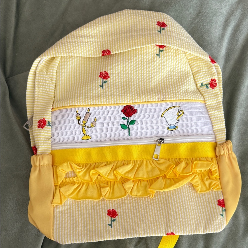 Beauty and the beast backpack!